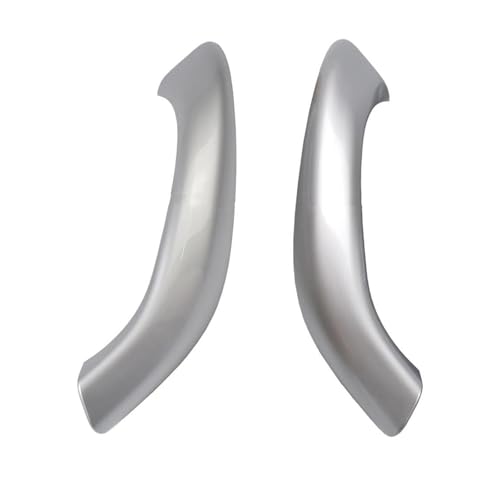 DESDEAQQSQ Auto Türgriff Für X1 F48 F49 2016-2019 X2 F39 2017-2020 Auto-Innentürgriff, Carbonfaser-Innentürgriff, Auto-Styling(Silver-2Pcs) von DESDEAQQSQ