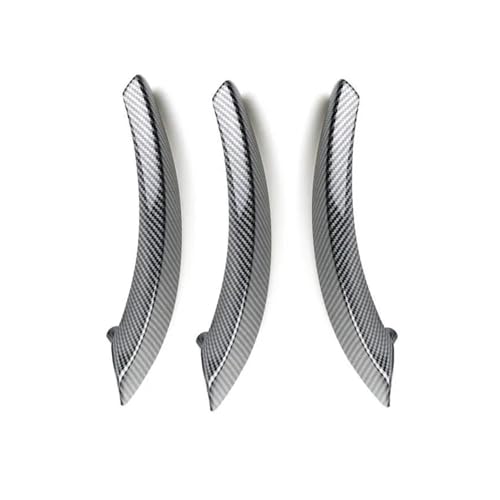 DESDEAQQSQ Auto Türgriff Für X5 X6 E70 E71 E72 2008 2009 2010 2011-2013 ABS Carbon Textur Auto Innen Tür Panel Griff Armlehne Trim Abdeckung(3pcs R-Handle Cover) von DESDEAQQSQ