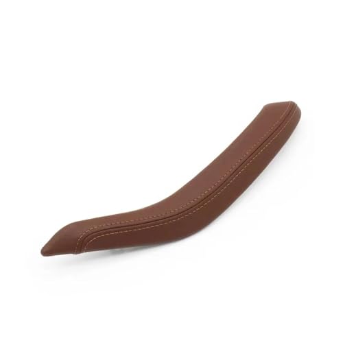 DESDEAQQSQ Auto Türgriff Für X5 X6 F15 F16 2014-2018 LHD RHD Verbesserte Leder-Außenabdeckungen Für Den Linken Und Rechten Innentürgriff Der Beifahrer(Brown Left) von DESDEAQQSQ