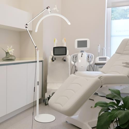 DESGNT LED Wimpern Lampe,Halbmond Lampe mit Telefonständer,Wimpernverlängerung lampe mit Kopf verstellbar um 360 °,3000K-6000K,Beauty Lichter für Tattoos DESGNT LED Wimpern Lampe,Halbmond Lampe mit Telefonständer,Wimpernverlängerung lampe mit Kopf verstellbar um 360 °,3000K-6000K,Beauty Lichter für Tattoos von DESGNT