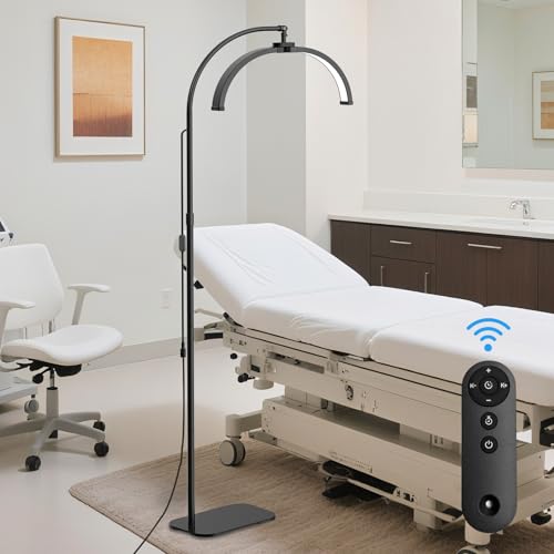 LED wimpernverlängerung lampe,halbmond lampe für kosmetikstudio,22 Zoll wimpern licht lampes mit Telefonständer,Kopf verstellbar um 360 °,3000K-6000K,kosmetiklampe für Beauty,Tattoos,Maskenbildner LED wimpernverlängerung lampe,halbmond lampe für kosmetikstudio,22 Zoll wimpern licht lampes mit Telefonständer,Kopf verstellbar um 360 °,3000K-6000K,kosmetiklampe für Beauty,Tattoos,Maskenbildner von DESGNT