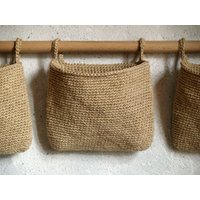 Tasche, 20 X 14 cm, Jutegarn von DESHINOVA