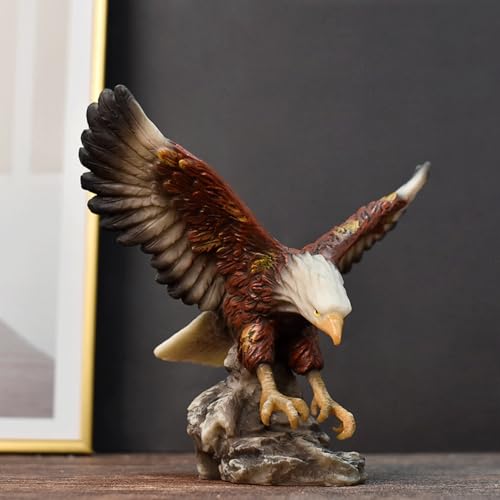 DESHINTKE Statue aus Kunstharz mit Adler-Imitat, Eagle 04 von DESHINTKE