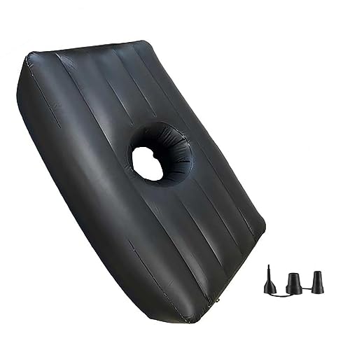 DESHVA BBL Aufblasbares Bett mit Loch, brasilianisches Po-Lift-Bett mit Luftpumpe, 183 x 101 x 43 cm, PVC-Bett nach Operationen,Black DESHVA BBL Aufblasbares Bett mit Loch, brasilianisches Po-Lift-Bett mit Luftpumpe, 183 x 101 x 43 cm, PVC-Bett nach Operationen,Black von DESHVA