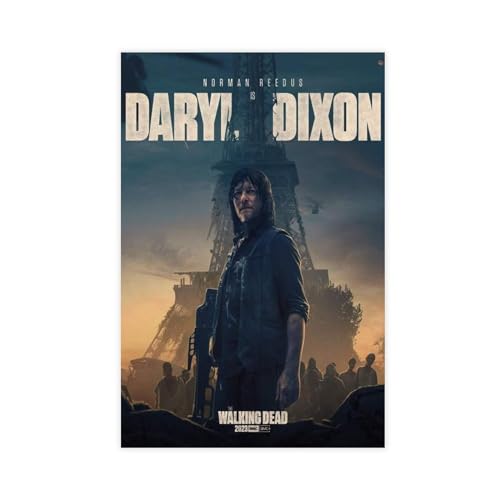 DESHVA Daryl Dixon Spin Off Poster – The Walking Dead TWD Leinwandposter Schlafzimmer Dekor Sport Landschaft Büro Zimmer Dekor Geschenk ungerahmt 50 x 75 cm von DESHVA