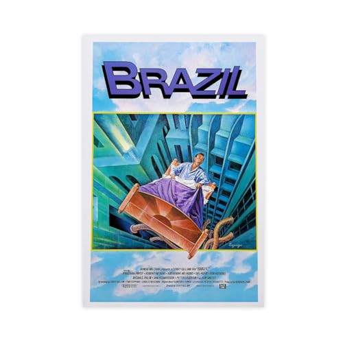 DESHVA Filmposter Brasilien – Leinwandposter Schlafzimmer Dekor Sport Landschaft Büro Zimmer Dekor Geschenk ungerahmt 60 x 90 cm von DESHVA