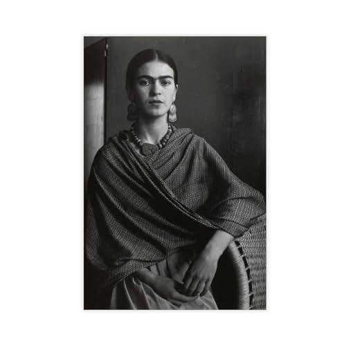 DESHVA Malerin – Frida Kahlo Vintage-Poster, Leinwand-Poster, Wandkunst, Dekor, Bild, Gemälde für Wohnzimmer, Schlafzimmer, Dekoration, ungerahmt, 40 x 60 cm von DESHVA