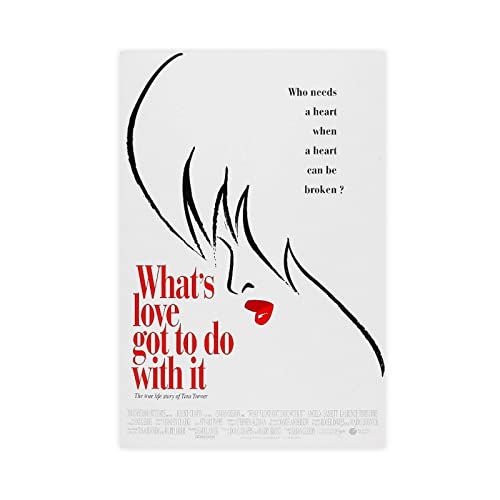 Filmposter "What's Love Got to Do With It", Tina Turner, Leinwand, Poster, Schlafzimmer, Dekoration, Sport, Landschaft, Büro, Raumdekoration, Geschenk, ungerahmt, 40 x 60 cm von DESHVA