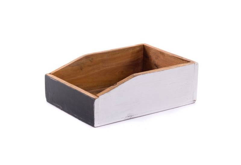 DESIGN DELIGHTS Aufbewahrungsbox DOKUMENTENABLAGE "CARTA", Altholz massiv, 33x24x12 cm (TxBxH), Holza von DESIGN DELIGHTS