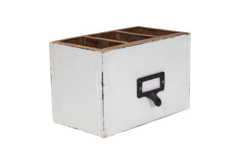 DESIGN DELIGHTS Aufbewahrungsbox STIFTEHALTER "BOX 18", Altholz massiv, 19x12 cm (BxH), Stiftebox, F von DESIGN DELIGHTS
