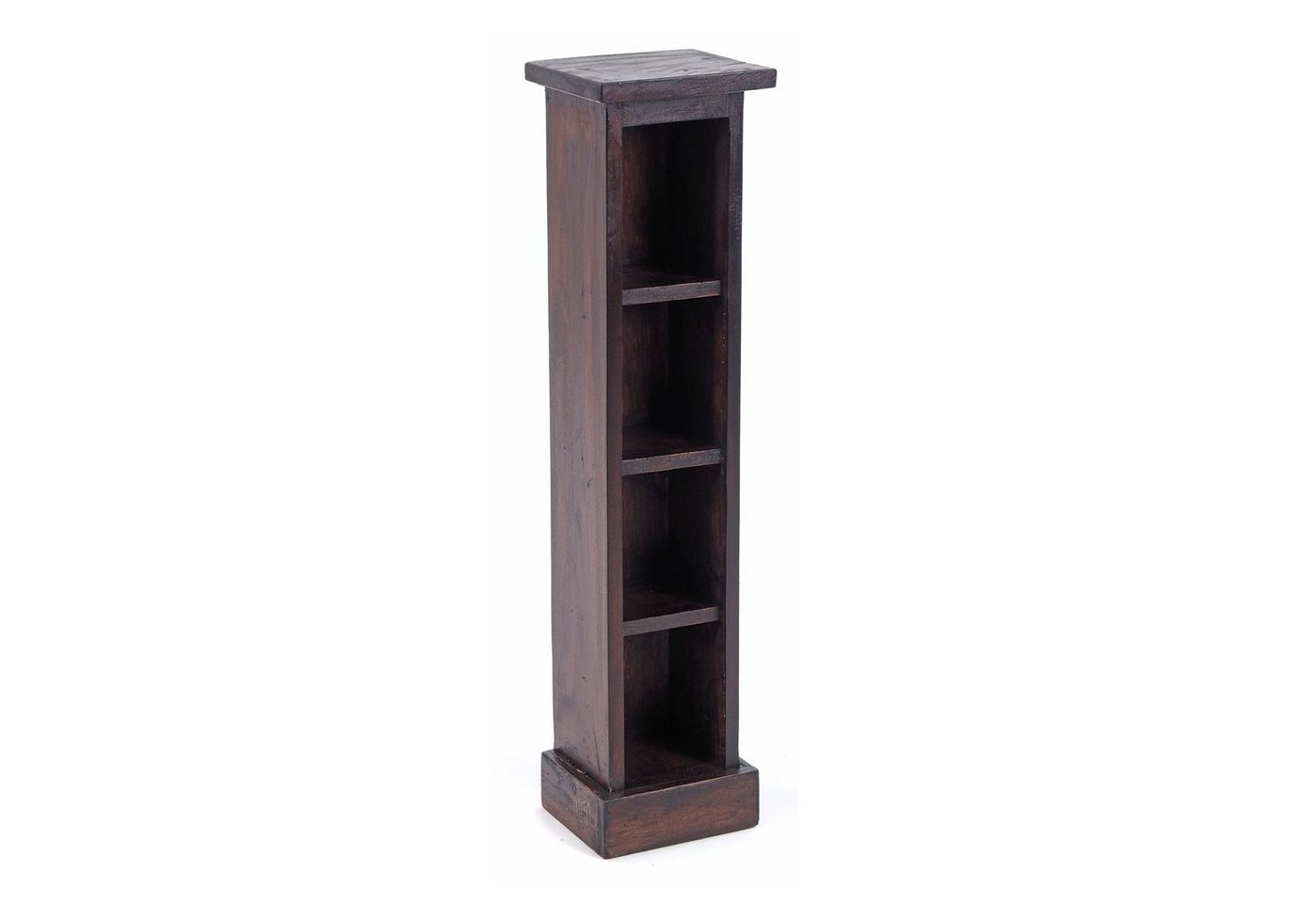 DESIGN DELIGHTS CD-Regal HOLZ CD REGAL "CD TOWER", 76cm(H), Holzregal, CD Rack mit 4 Fächern von DESIGN DELIGHTS