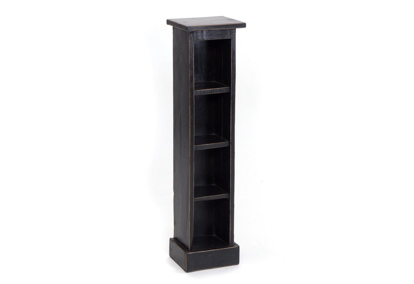 DESIGN DELIGHTS CD-Regal HOLZ CD REGAL "CD TOWER", 76cm(H), Holzregal, CD Rack mit 4 Fächern von DESIGN DELIGHTS