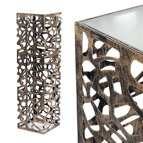 DESIGN DELIGHTS Edle DEKO SÄULE Enza Grande | 100 cm, antik-Gold, Metall | antike Blumensäule, Beistellsäule, Bodensäule, Kerzensäule DESIGN DELIGHTS Edle DEKO SÄULE Enza Grande | 100 cm, antik-Gold, Metall | antike Blumensäule, Beistellsäule, Bodensäule, Kerzensäule von DESIGN DELIGHTS
