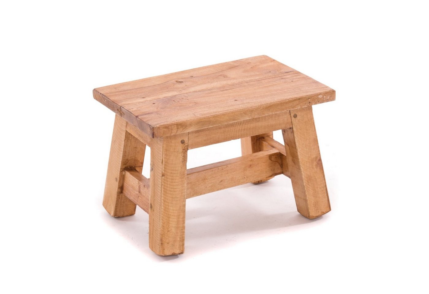 DESIGN DELIGHTS Hocker FUSSHOCKER Monte, 30x21cm(BxH), kleiner Holzhocker aus Mahagoni Holz von DESIGN DELIGHTS