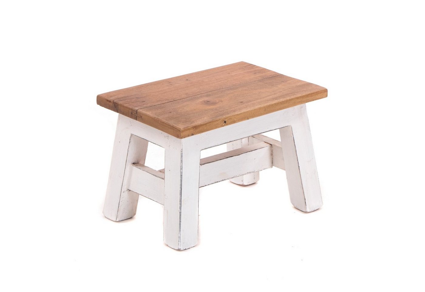 DESIGN DELIGHTS Hocker FUSSHOCKER Monte, 30x21cm(BxH), kleiner Holzhocker aus Mahagoni Holz von DESIGN DELIGHTS