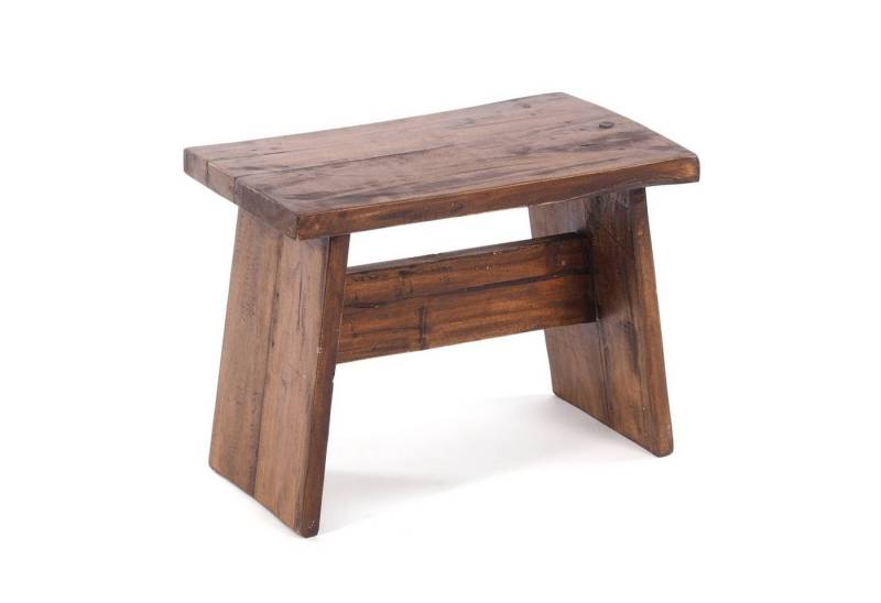DESIGN DELIGHTS Hocker SITZBÄNKCHEN "SCHEMEL 40", Altholz massiv, 31x40x25cm, Fußhocker, F von DESIGN DELIGHTS