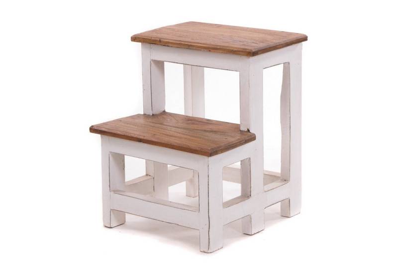 DESIGN DELIGHTS Hocker TRITTLEITER STEP", 46x37 cm (HxB), Altholz, Tritthocker, Farbe: 06" von DESIGN DELIGHTS