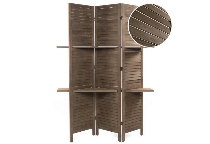 DESIGN DELIGHTS Paravent RAUMTEILER "COTTAGE II", Trennwand mit Regalböden, Paravent Regal, F von DESIGN DELIGHTS