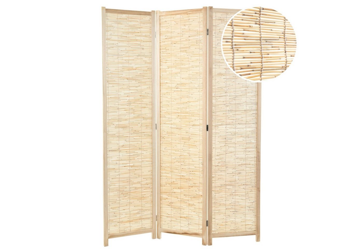 DESIGN DELIGHTS Paravent RAUMTEILER PLAYA", Schilfrohr, 170x120 cm, Natur Paravent, Farbe:" von DESIGN DELIGHTS