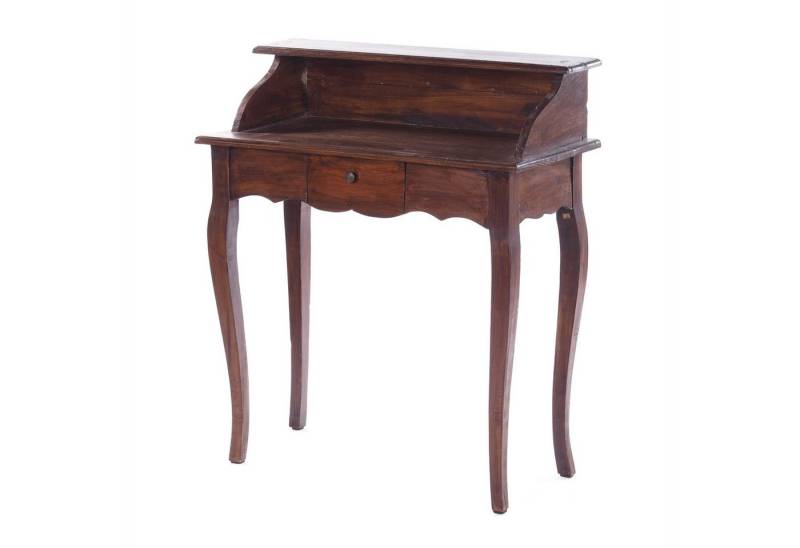 DESIGN DELIGHTS Sekretär MASSIVHOLZ SEKRETÄR NAPOLEON 92x80cm(HxB), Massivholz Schreibtisch von DESIGN DELIGHTS