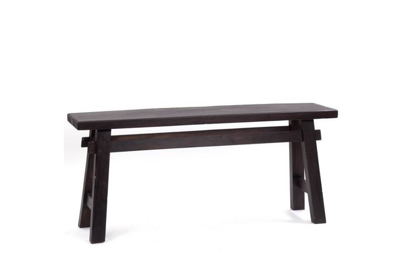 DESIGN DELIGHTS Sitzbank SITZBANK "EAST", Altholz massiv, 118x53x27,5cm (BxHxT), Holzbank, F von DESIGN DELIGHTS