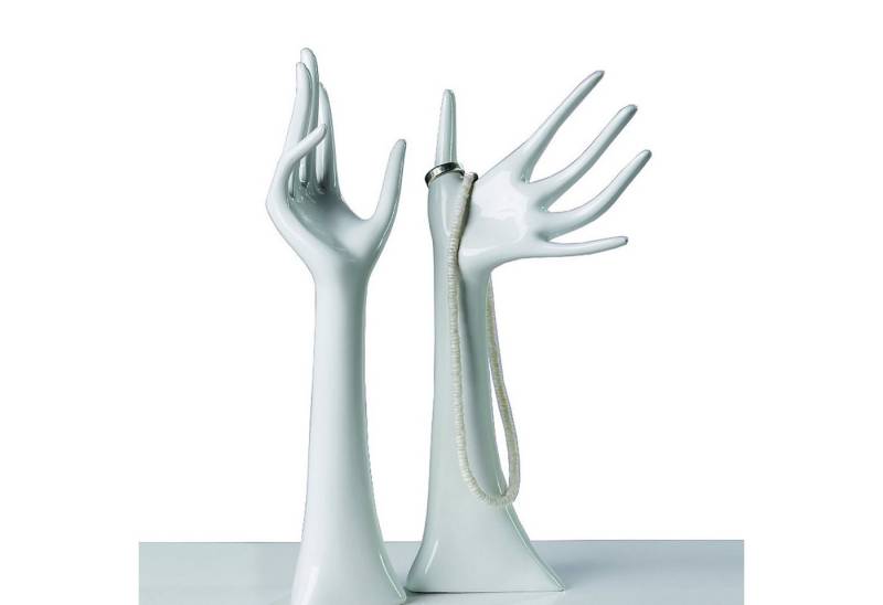 DESIGN DELIGHTS Skulptur 2 DESIGN DEKO SCHMUCKHÄNDE "GRACIOSA", weiß, Schmuckhalter DESIGN DELIGHTS Skulptur 2 DESIGN DEKO SCHMUCKHÄNDE "GRACIOSA", weiß, Schmuckhalter von DESIGN DELIGHTS