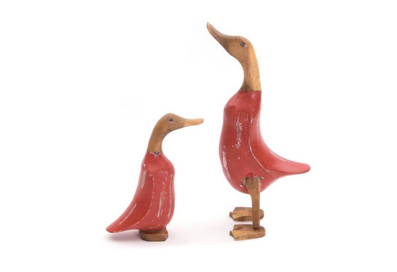 DESIGN DELIGHTS Skulptur HOLZ ENTE "DUCK", Mahagoni & Teakholz, 2-teilig, Deko Figur, Farbe DESIGN DELIGHTS Skulptur HOLZ ENTE "DUCK", Mahagoni & Teakholz, 2-teilig, Deko Figur, Farbe von DESIGN DELIGHTS