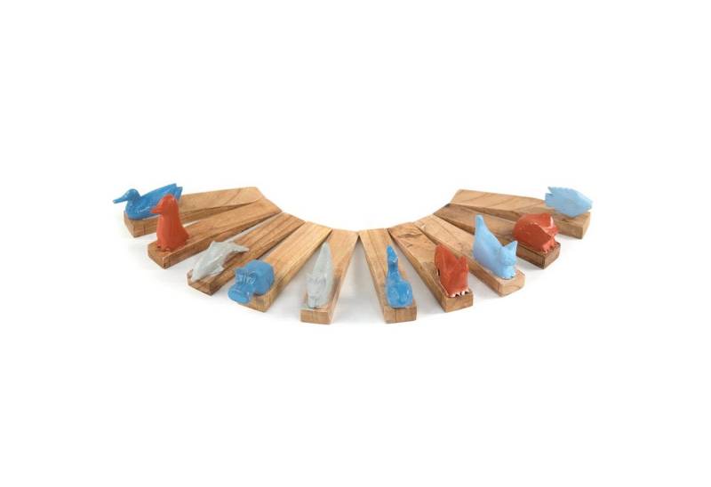 DESIGN DELIGHTS Skulptur GESCHNITZTE TÜRSTOPPER "COLORATO", verschiedene Tier Motive von DESIGN DELIGHTS