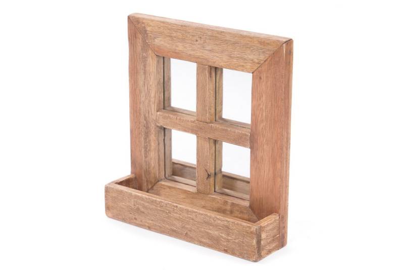 DESIGN DELIGHTS Wandspiegel WANDSPIEGEL "VINTAGO", 40 cm, Massivholz, Flurspiegel mit Ablage von DESIGN DELIGHTS