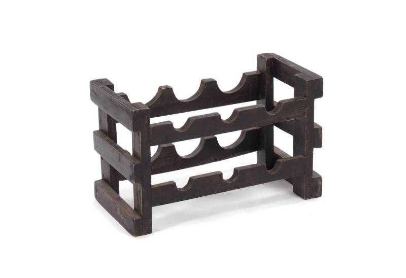 DESIGN DELIGHTS Weinregal FLASCHENHALTER "GRAPE", Altholz massiv, 6 Flaschen, Weinregal, Farb DESIGN DELIGHTS Weinregal FLASCHENHALTER "GRAPE", Altholz massiv, 6 Flaschen, Weinregal, Farb von DESIGN DELIGHTS