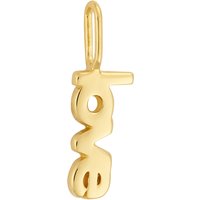 Charm Vocabularly Love gold von DESIGN LETTERS