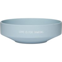 Schale Favourite LOVE IS light blue ⌀ 22 cm von DESIGN LETTERS