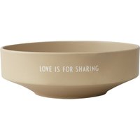 Schale Favourite LOVE IS beige ⌀ 22 cm von DESIGN LETTERS