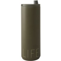 To Go Becher LIFE olive green 0,5 l von DESIGN LETTERS