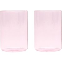 Trinkglas Favourite Set Mute pink von DESIGN LETTERS