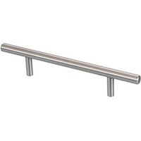 Design Mat - Stangengriff L.192 x Ø12 x 128 mm t Edelstahl gebürstet - DM003.IN.12.128.5 von DESIGN MAT