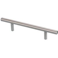 Design Mat - Stangengriff L.448 x Ø12 x 384 mm t Edelstahl gebürstet - DM003.IN.12.384.5 von DESIGN MAT