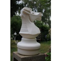 Design Leuchtskulptur Schachfigur Abstrakt von DESIGNBRUNNEN