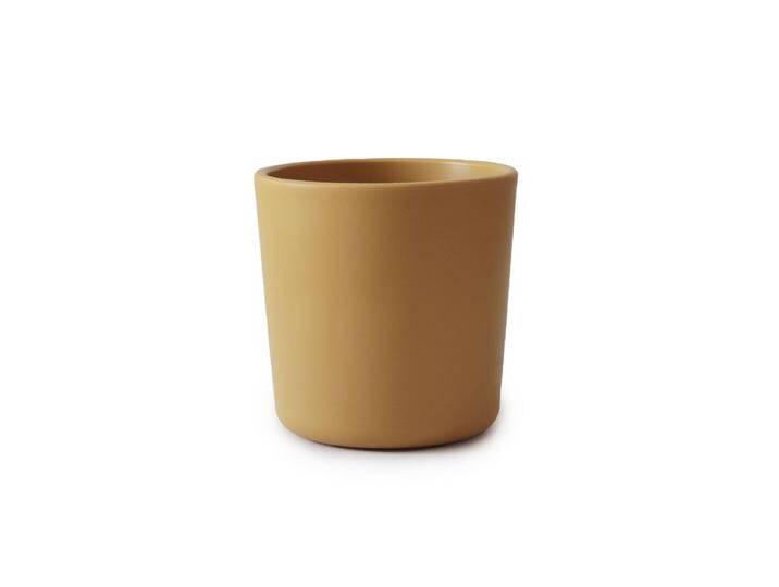 Mushie Trinkbecher Kinder Essgeschirr 2er Set 7 cm Gelb Mushie Trinkbecher Kinder Essgeschirr 2er Set 7 cm Gelb von DESIGNHYPE