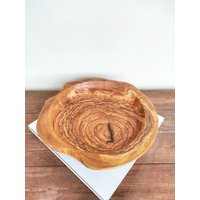 Große Schale Aus Rustikalem Olivenholz - Muttertagsgeschenk Einzigartiger Und Nützlicher Mittelpunkt Heimdekoration Ornamente Für Das Neue Zuhause von DESIGNitalysr