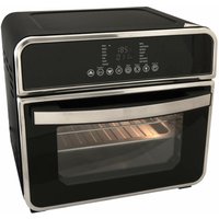 Backofen Heißluft Fritteuse 15 Liter 1600 Watt 3in1 Multifunktion - Schwarz von DESKI