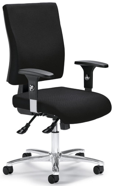 Bürodrehstuhl COMFORT R DELUXE mit Armlehnen von DESKIN