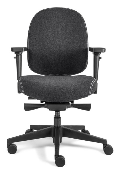 Bürodrehstuhl SenseFIT mit Armlehnen von DESKIN