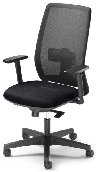 Bürostuhl RIALTO NET DV mit Armlehnen von DESKIN