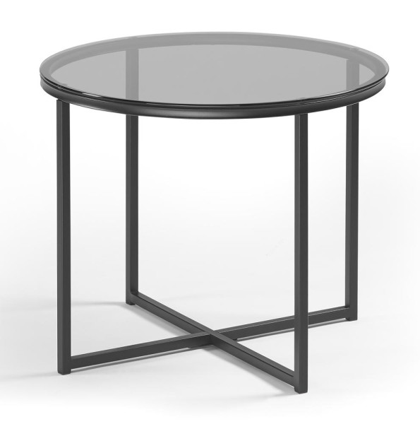 Glastisch XABI - Platte aus ESG-Sicherheitsglas von DESKIN