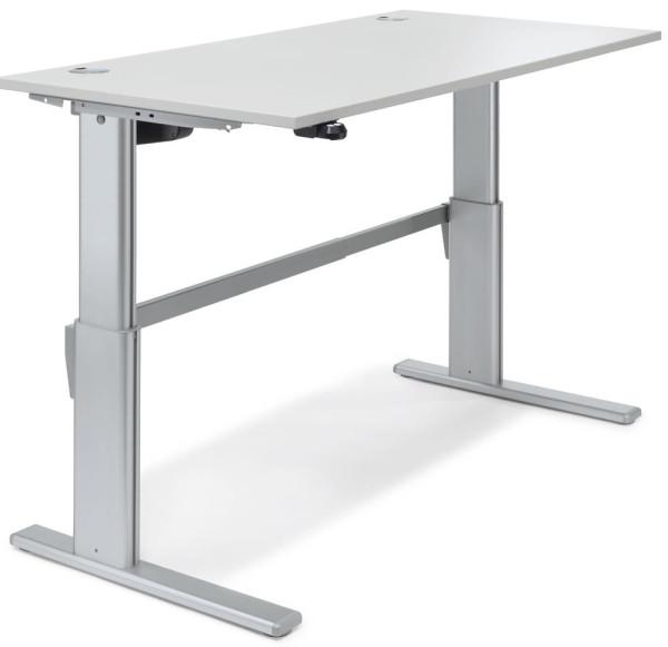 Höhenverstellbarer Schreibtisch BASIC MULTI M von DESKIN