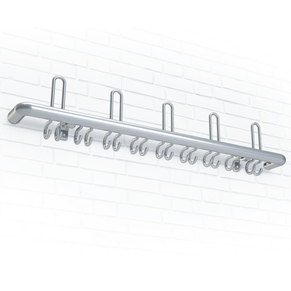 Wandgarderobe aus Aluminium, Sicherheitsgarderobe von DESKIN