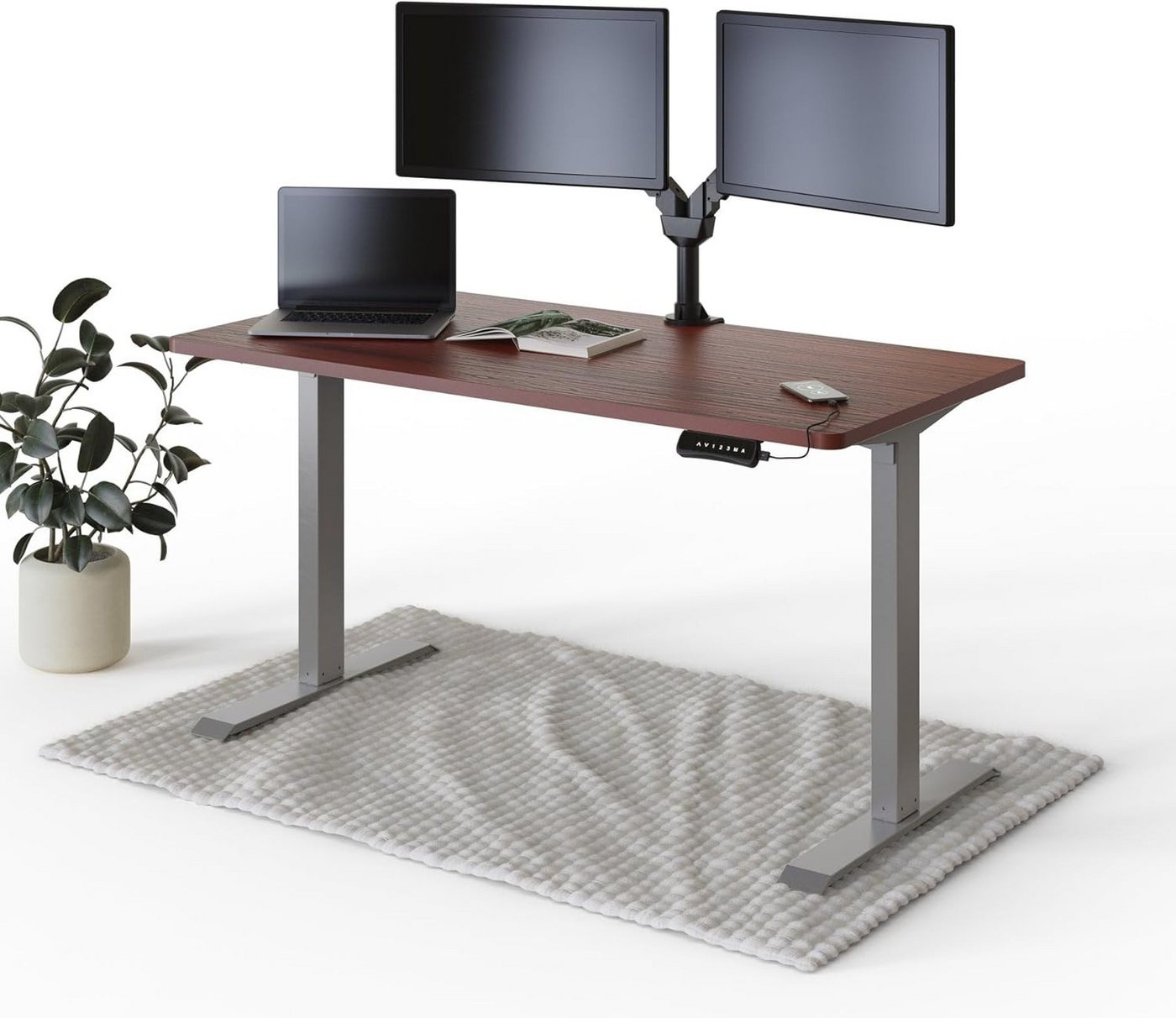 DESKSPACE Schreibtisch Elektrisch höhenverstellbarer Schreibtisch – mit Platte & Memory DESKSPACE Schreibtisch Elektrisch höhenverstellbarer Schreibtisch – mit Platte & Memory von DESKSPACE