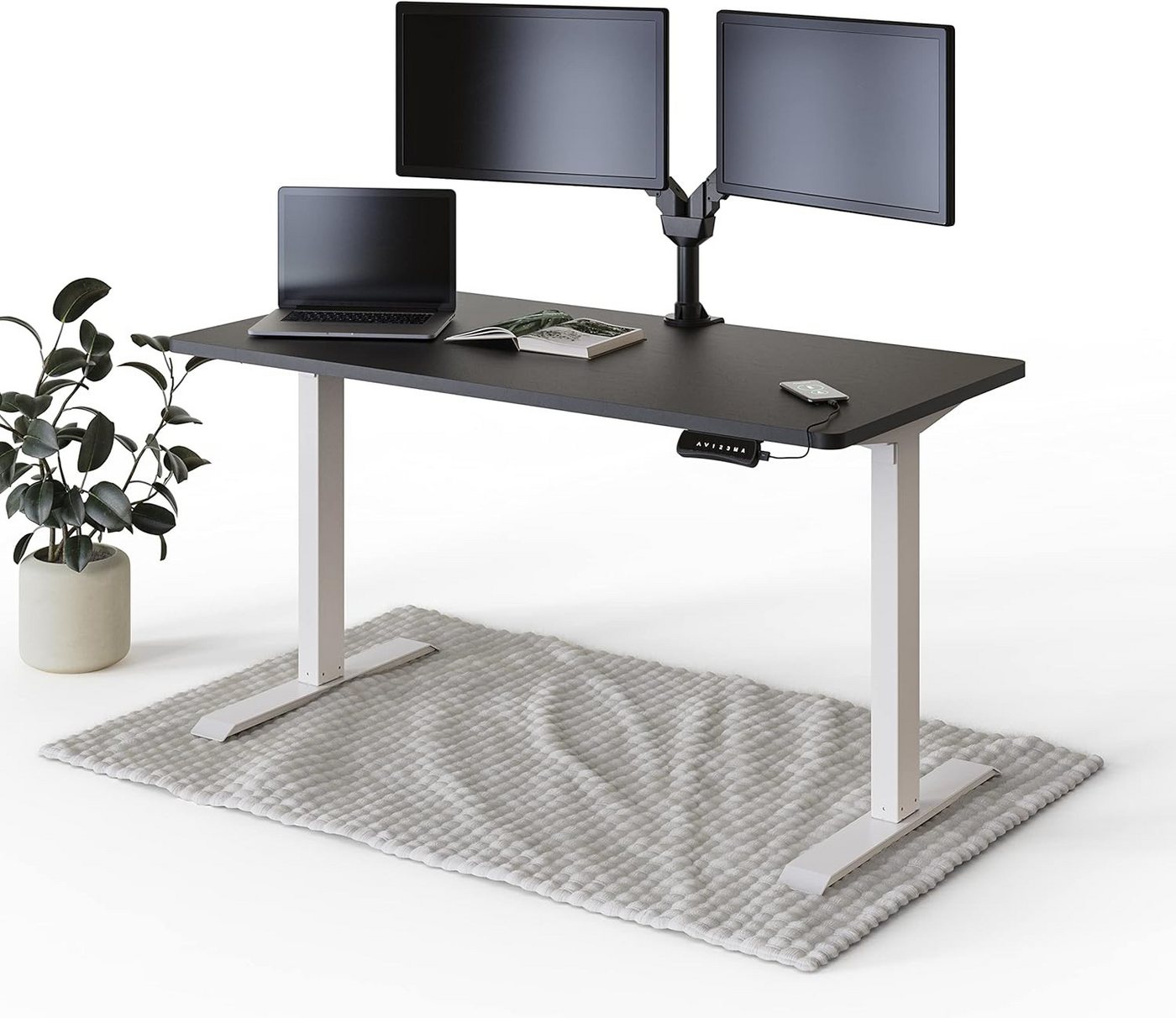 DESKSPACE Schreibtisch Elektrisch höhenverstellbarer Schreibtisch – mit Platte & Memory DESKSPACE Schreibtisch Elektrisch höhenverstellbarer Schreibtisch – mit Platte & Memory von DESKSPACE