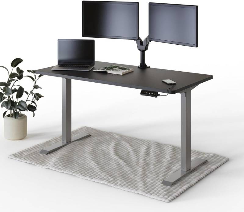 DESKSPACE Schreibtisch Elektrisch höhenverstellbarer Schreibtisch – mit Platte & Memory von DESKSPACE